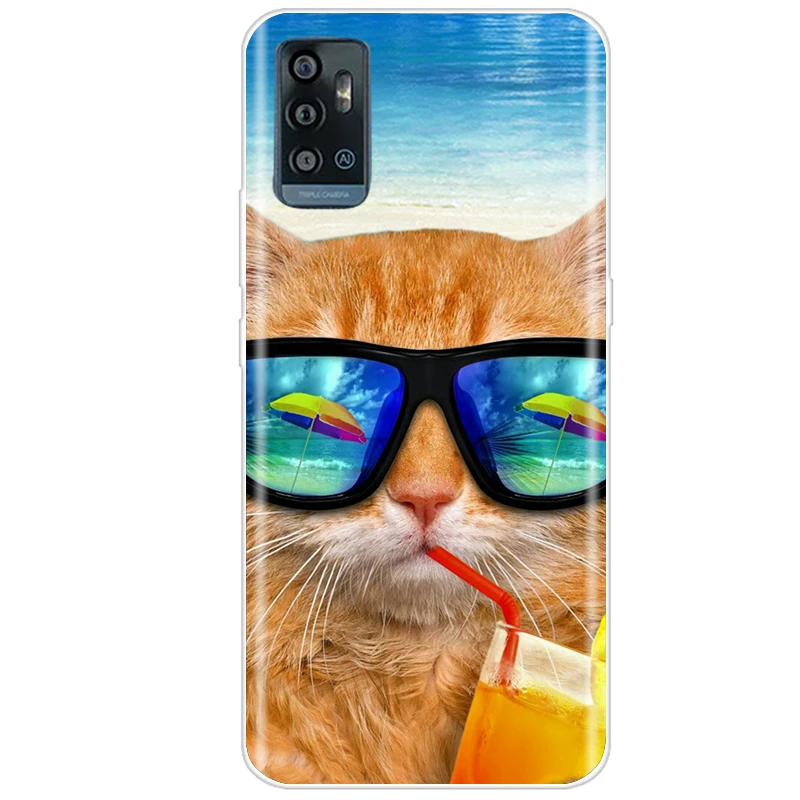 For ZTE Blade A71 Case A7030 Soft TPU Silicone Bumper Phone Cover for ZTE Blade A71 A51 Cases Funda for ZTE A51 2021 Coque Capa mobile pouch waterproof Cases & Covers