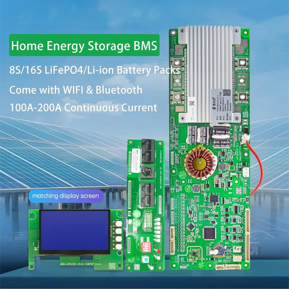 Inverter BMS 8S 10S 11S 12S 13S 14S 15S 16S JBD Smart BMS 24V 36V
