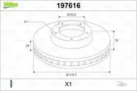 

197616 for ten brake disc mirror S60 II () 1.5 T3 15 S80 II (124) 12 V60 I