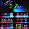 LED Matrix Panel Screen DIY 5V USB Remote Control+App Flexible Car Scrolling Display Halloween Christmas Room Home Decoration 4