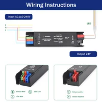 Ultra Thin Lighting Transformers 110V 220V to 12V 24V 60W 100W 200W 300W 400W For CCTV LED Strip Power Supply Adapter Driver - Image 4