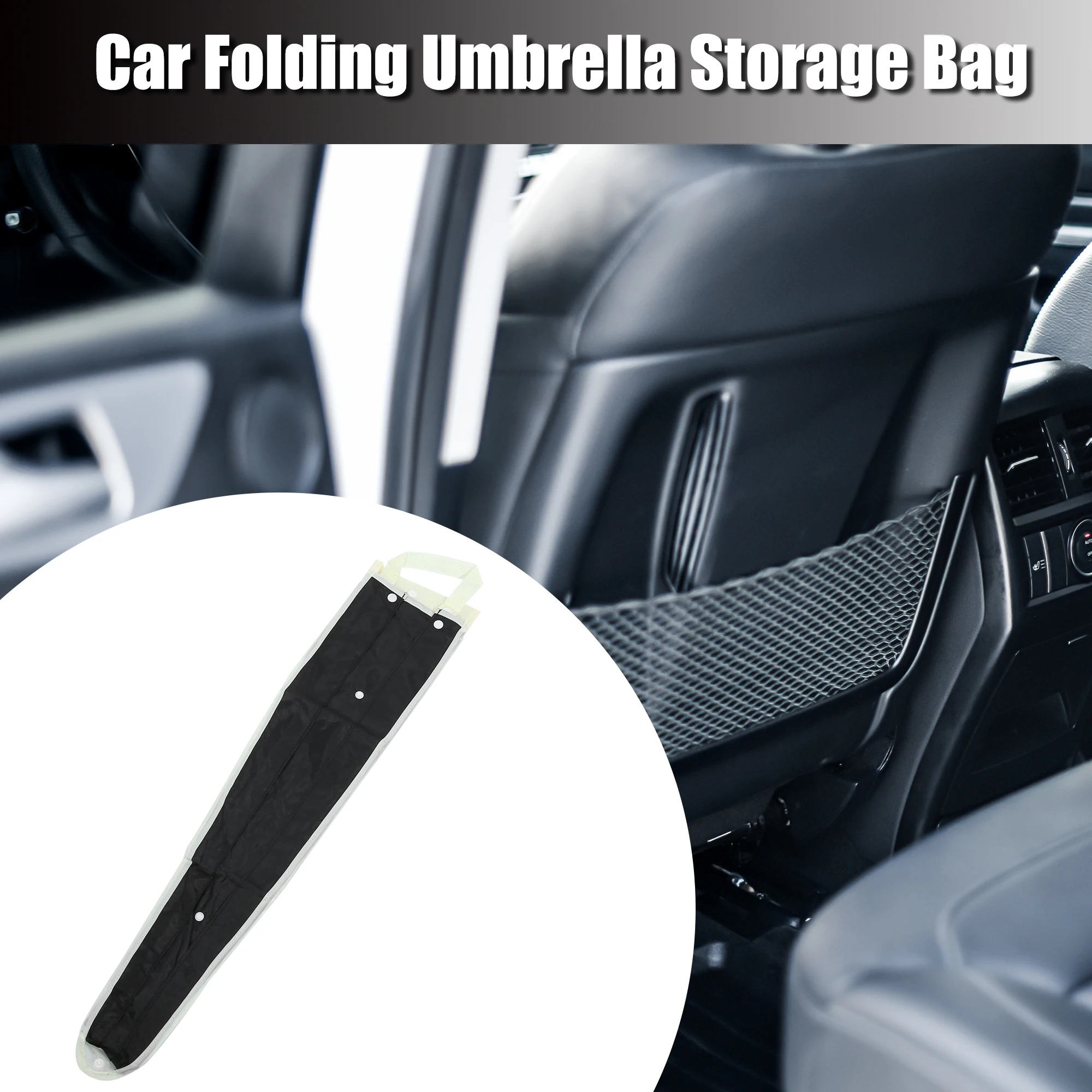 Uxcell Multifunction Car Back Seat Umbrella Storage Holder Hanging Waterproof Bag Sets Car Accessories