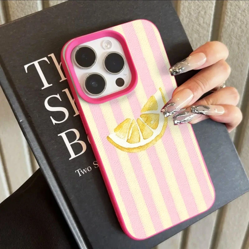 ตัวเลือกสินค้า เคส iPhone ลายมะนาวสด ใส นิ่ม ไม่เป็นรอย
