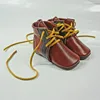 Spring Handmade Genuine Leather Baby Gils Boots Mixed Colors First Walkers Cowhide Lace-up Baby Moccasins Boy Shoes 5
