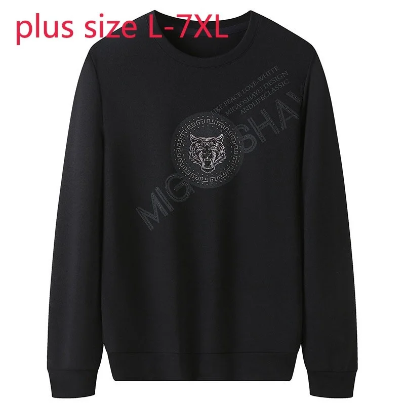 

And New Arrival Spring Suepr Large Autumn Youth Fashion Casual Printed O-neck Sweatshirts Men Plus Size L-2XL 3XL 4XL 5XL 6XL7XL