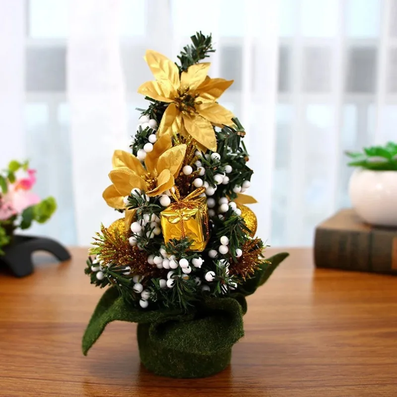 Christmas Tree 20cm Mini Christmas Decoration Tree Christmas Day Shopping Center Desktop Decoration