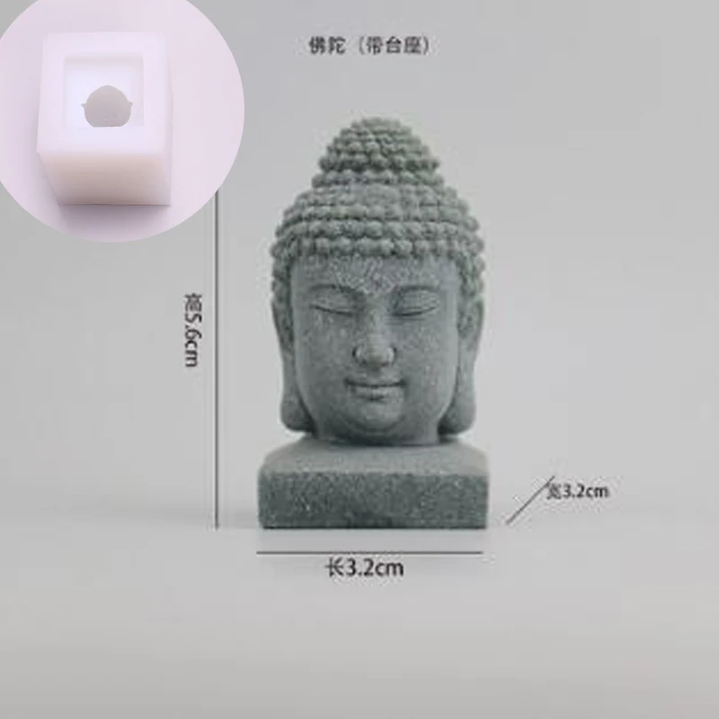Buddha Kerzen Silikonformen - 2-teiliges Set Für Kreative DIY Kerzen & Deko