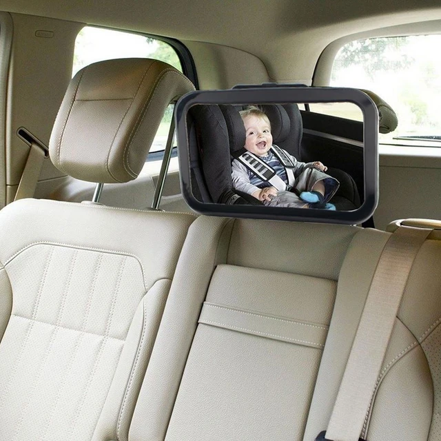 Espejo retrovisor de seguridad para coche de bebé, dispositivo para cuidado  infantil, Monitor de seguridad para niños, vista de asiento trasero -  AliExpress