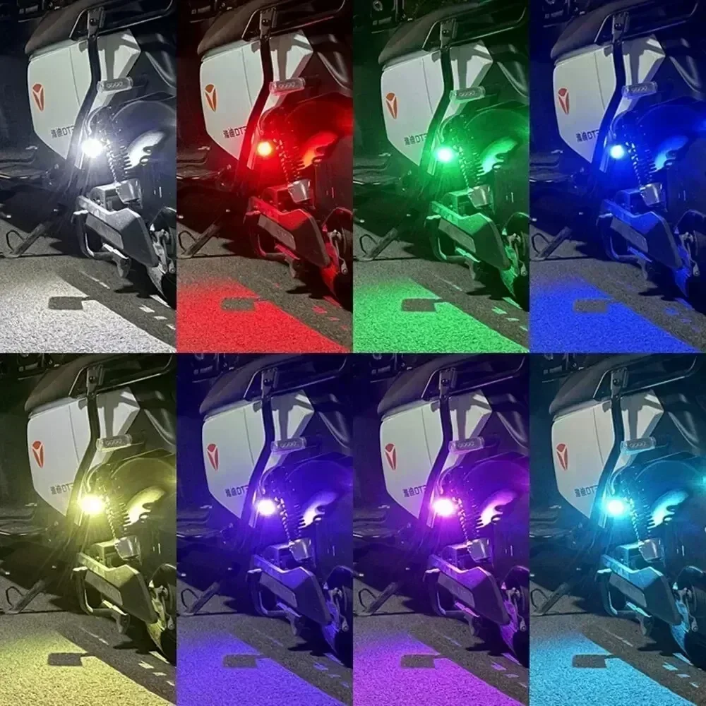 Strobe Light Car 8Color Remote Motorcycle Flash Led Anti-collision Warning Lamp Waterproof Wireless Remote Control For Car Bike