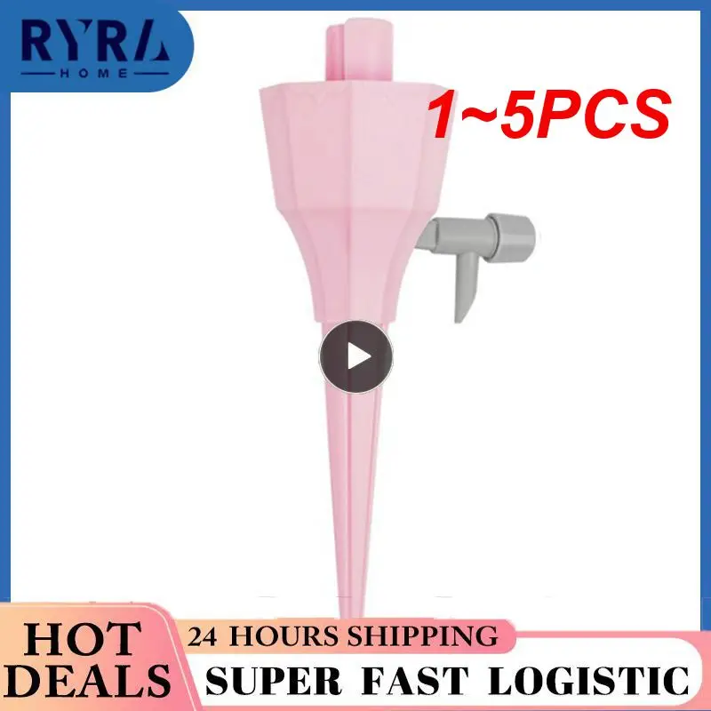 

1~5PCS Automatic Drip Irrigation System Bottle Watering Dripper Sprinkler Garden Greenhouse Plant Moisturizing Reusable