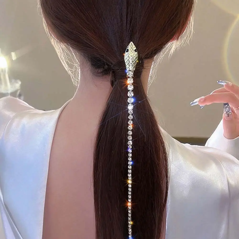 Hair Accessories Bride Wedding Pearl Tassel Hair Sticks Rhinestone Hair Pin Butterfly Hair Fork Snake Tassel Hairpin