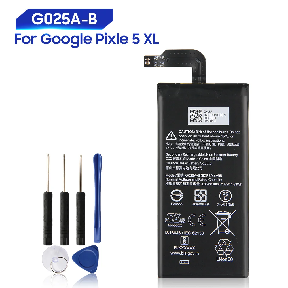 Google Pixel5a 5G バッテリー94% Google Pixel 5a 5G Battery ( G27FU / 3.85V / 4680mAh ) | eBay