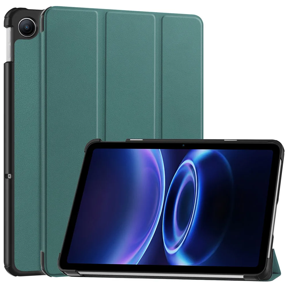Enhanced Product Title: Premium Leather Folding Stand Smart Tablet Cover with Magnetic Closure - 9.7 Inch