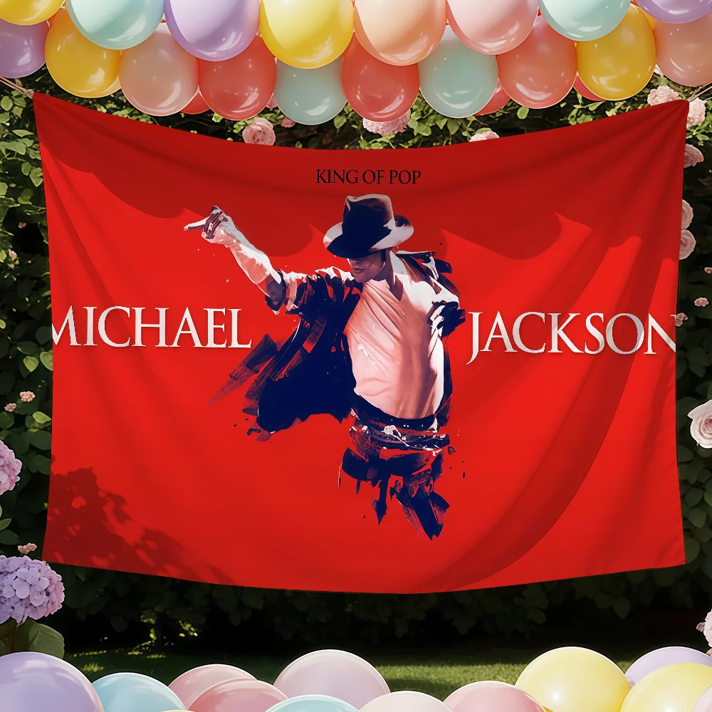 Amerikanische Sänger-Flagge von M-Michael J-Jackson, geeignet für Party, Club, Außen- und Innenbereich, Wandkunst, Dekoration, Banner, Geschenk