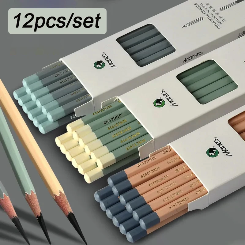 Superior 12pcs Professional Hard Medium Soft Sketch Charcoal Pencils  Drawing Pencils Set For School Standard Pencil Art Supplies - Wooden Lead  Pencils - AliExpress