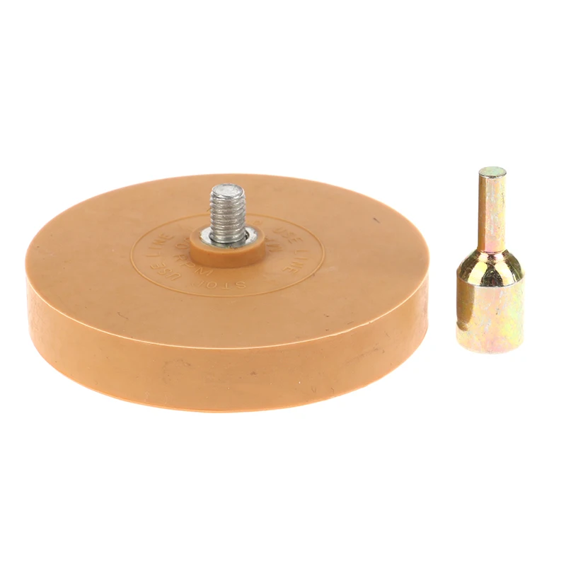 Rubber Eraser Wheel Pad With Drill Adapter 88mm Polishing Wheel Disc Polishing Wheel Kit Decal Remover For Car Decals Vinyl Stickers Quick Removal Tools