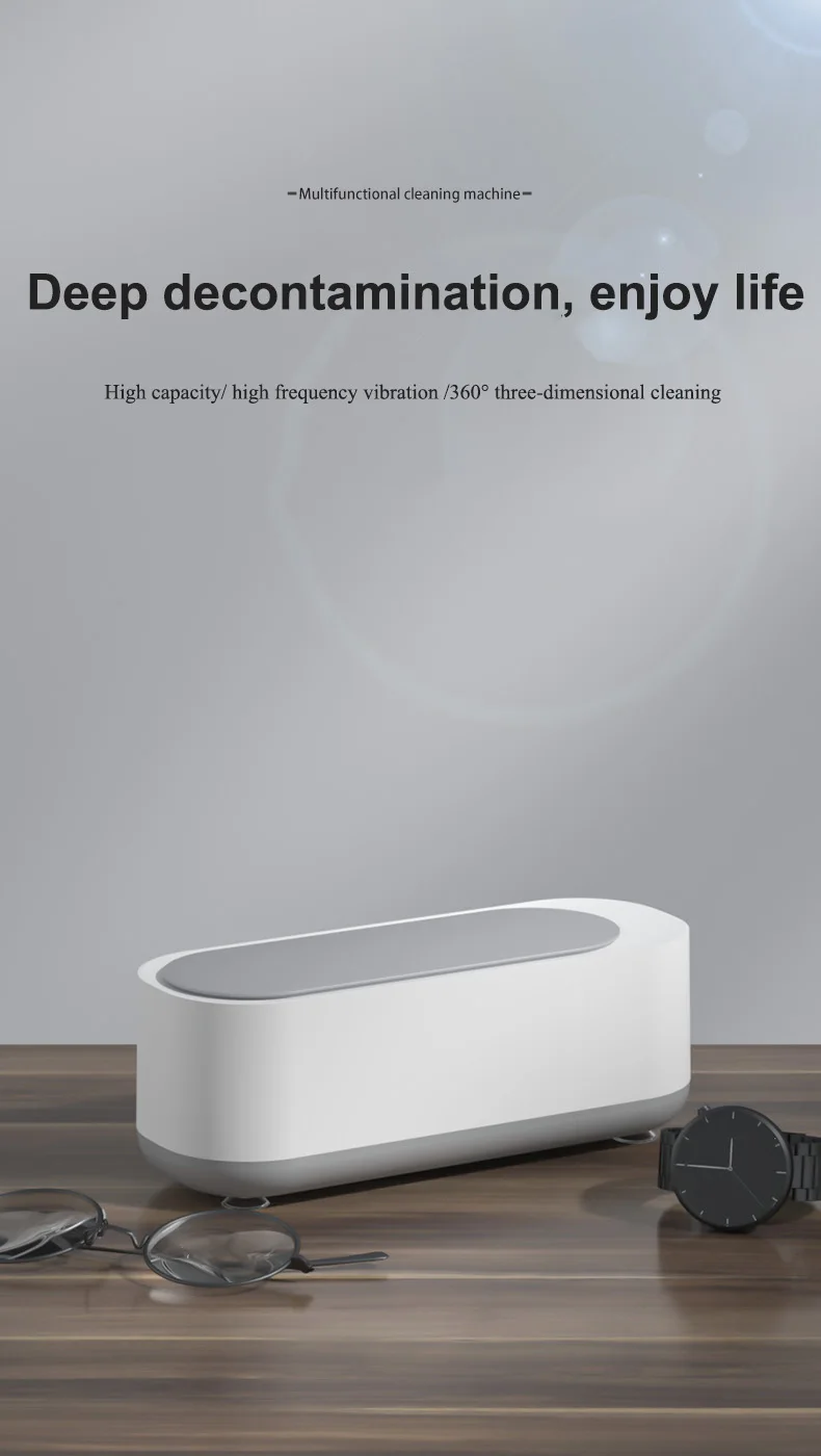 Description Picture 2 of itemNew Ultrasonic Cleaning Machine High Frequency Vibration USB Ultrasonic Cleanser Wash Cleaner Watch Jewelry Glasses Cleaner