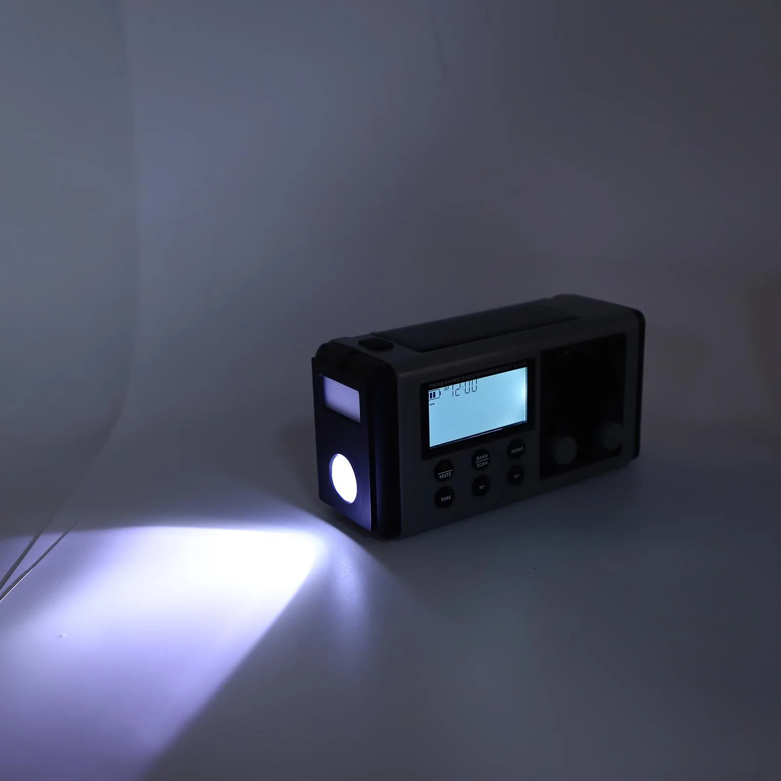 Emergency Full Band Radio Emergency Full Band Radio IPX6 Water Proof COG LCD Display Full Band Portable Solar Radio