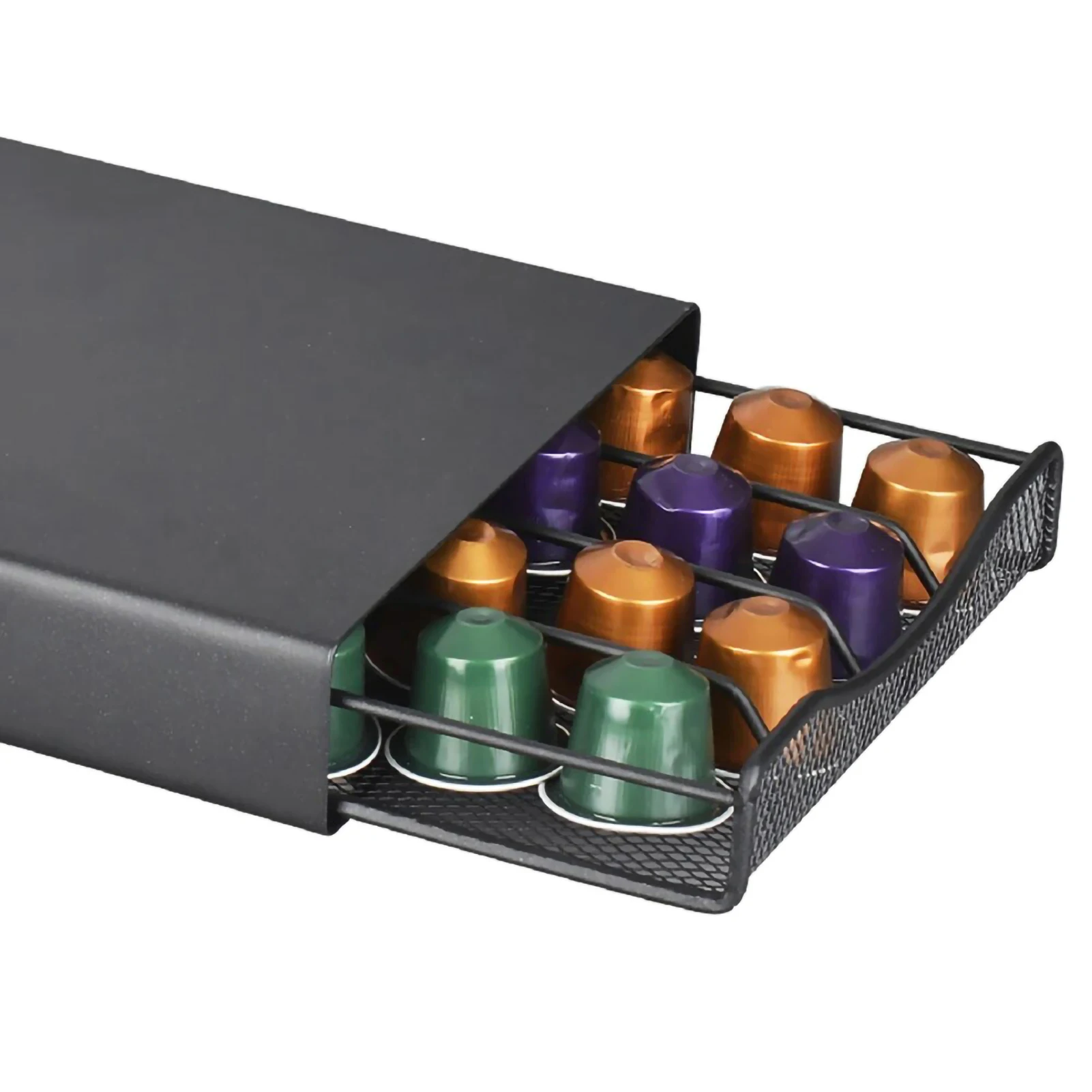 1 Stuk Lade Type Koffie Planken Grote Capaciteit Kan 40 Pods Opbergstandaard Rek Koffiecapsules Houder Voor Nespresso Organizer