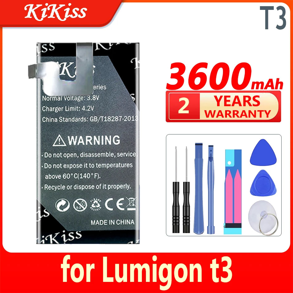 

3600mAh KiKiss Battery T3 for Lumigon t3