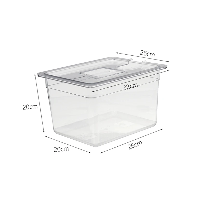 6L 11L Sous Vide Container Water Tank with Lid for Circulator Sous Vide Cooking Immersion Slow Cooker for Sous Vide Cooker,Sous Vide Container