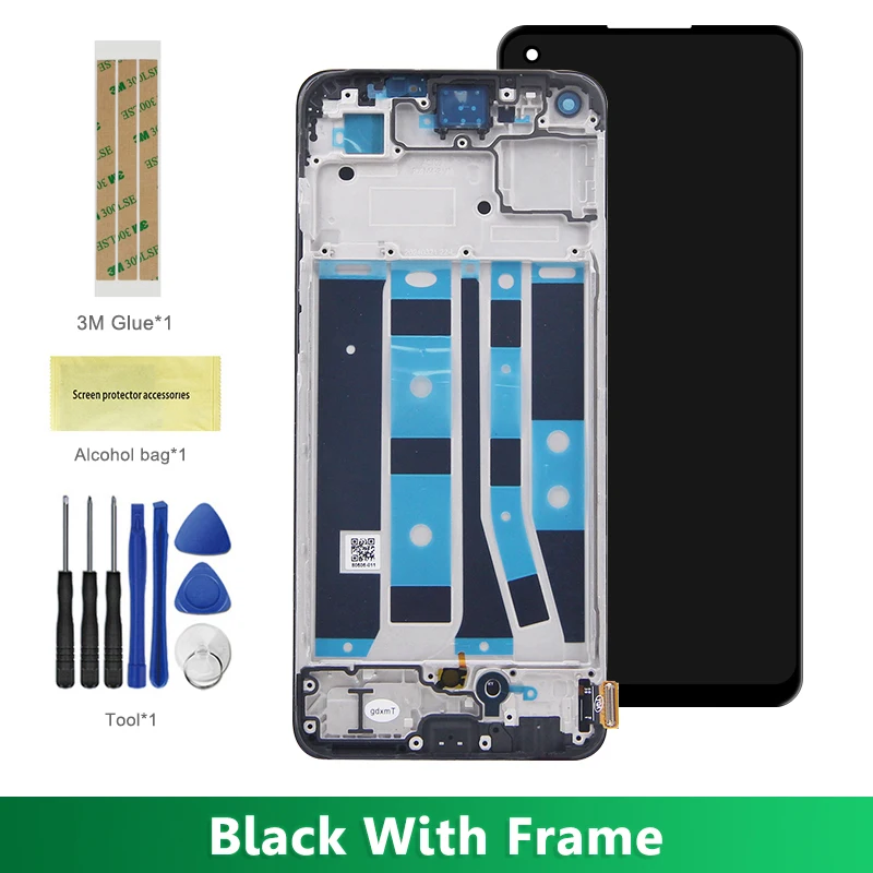 Écran LCD De Remplacement Pour Oppo A78 4G – Avec Cadre Noir Et Kit De Réparation - 9