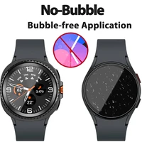 Verre trempé 9H pour Samsung Galaxy Watch 4 5 6 7 8 40/44mm Classic 42/46mm Watch7 Watch8 44 40mm, Film protecteur d'écran HD 5