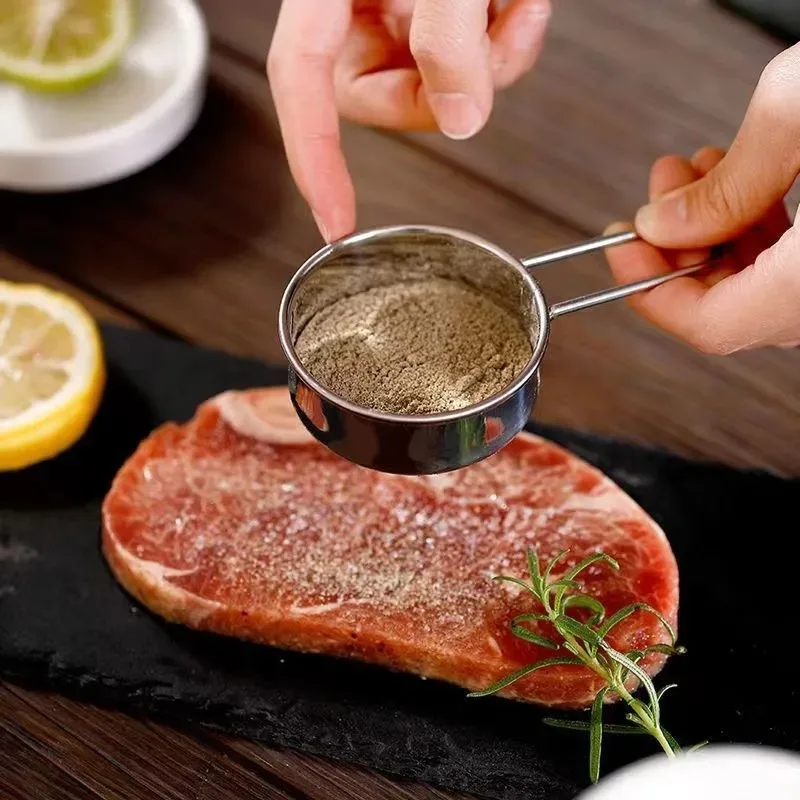 غرامة شبكة 304 الفولاذ المقاوم للصدأ مصفاة غربال دقيق البيض تصفية مصفاة القهوة السكر الكاكاو ماتشا مسحوق تصفية أداة المطبخ