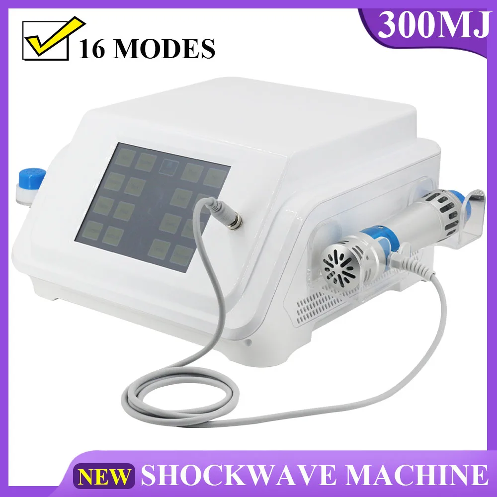 Shockwave Therapy Machine, Shock Physiotherapy Instrument, Body Muscle  Massager Shock Wave Machine for Pain Relief Neck Back Shoulder Foot and ED