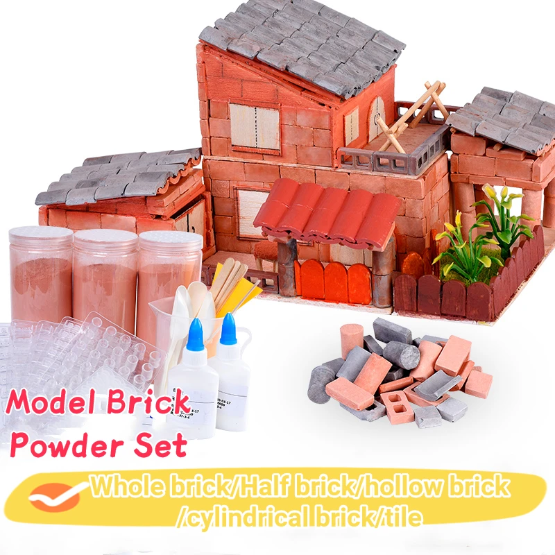 MiniConstructionBrickPowderCementBrickBlockShapeMoldTileMold