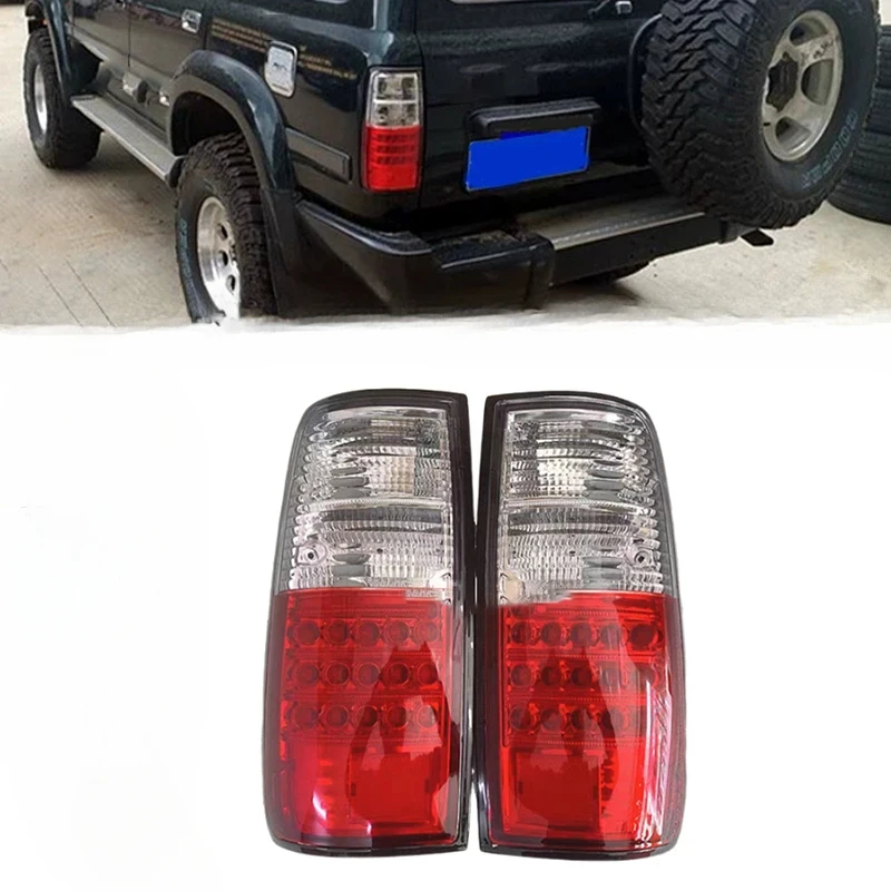 

For Toyota Land Cruiser FJ80 1991 1992 1993 1994 1995 1996 1997 Car Rear LED Tail Light Brake Lamp Reflector Lamp With Bulbs