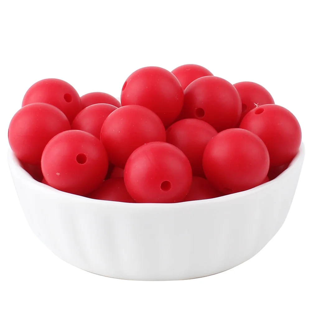 Silicone Round Beads for DIY Jewelry and Accessories