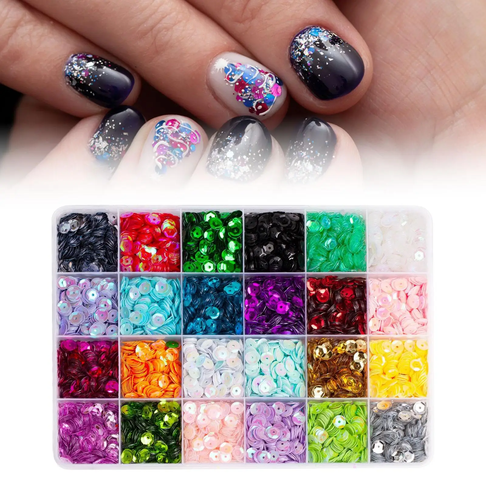 

Аксессуары для маникюра, акриловые блестки для ногтей