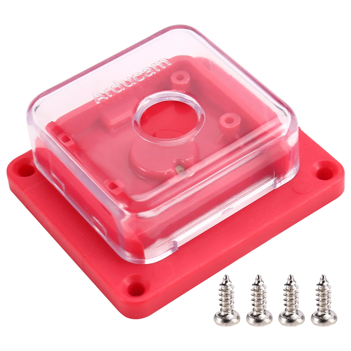 For RPi Camera Module Case for RPi Camera V1/V2 16MP/64MP IMX219 Board Housing Case Red