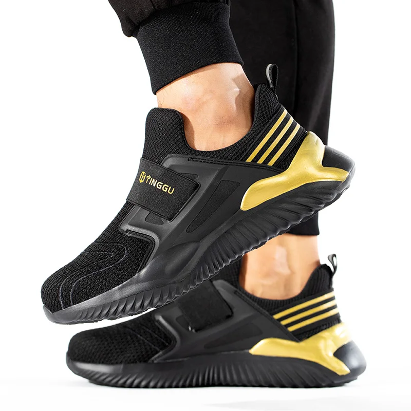 Men Steel Toe Cap Work Safety Shoes Sneakers Lightweight Work Boots Indestructible safety shoes men shoes