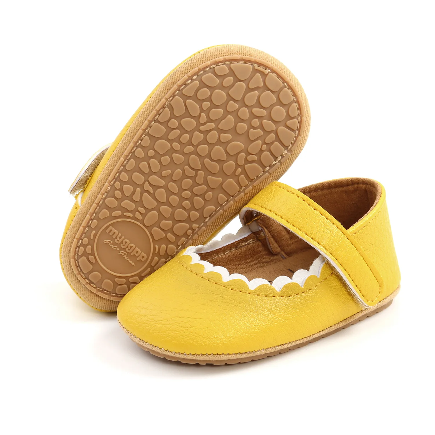 Meckior Baby Jungen Mädchen Schuhe Säugling Leder Gummi Sohle Anti-rutsch Kleinkind Erste Wanderer Krippe Schuhe Neugeborenen Mädchen Prinzessin – Detail 23
