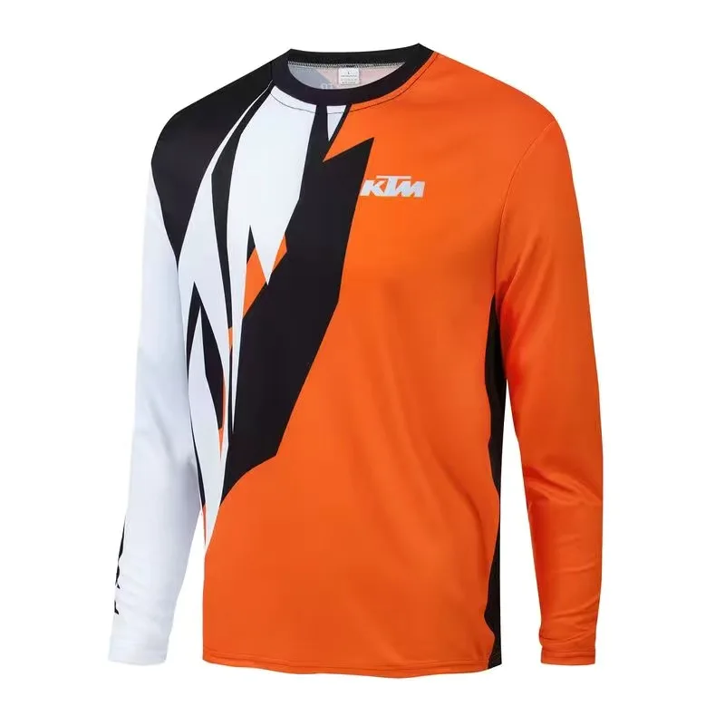 Motorcycle Jacket Motocross Gear Set KTM Long-sleeved Cross-country Motorcycle Riding Suit Breathable Quick-drying Clothing Mountain Speed Reduction