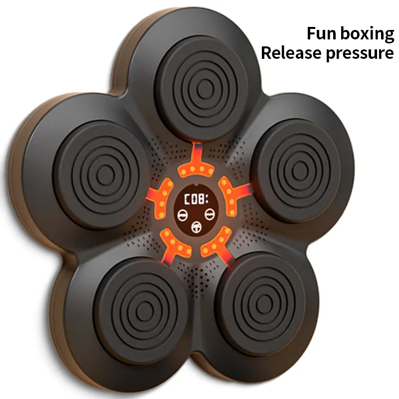 Intelligent Bluetooth Music Boxing Machine Home Kid's Electronic Boxing Machine Wall Target Fighting Boxing Training Equipment