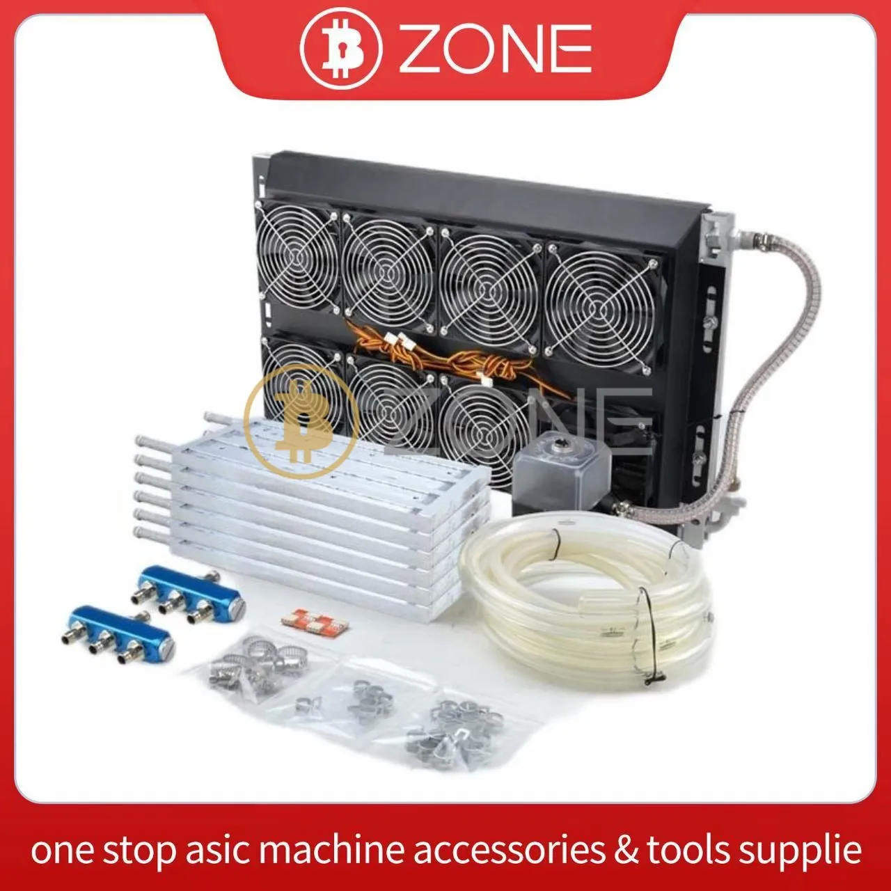 Antminer S19 95Th Kit Di Raffreddamento Ad Acqua Piastra Di Raffreddamento Ad Acqua In Alluminio S19 95T Upgrade Hydro Cooling Kit