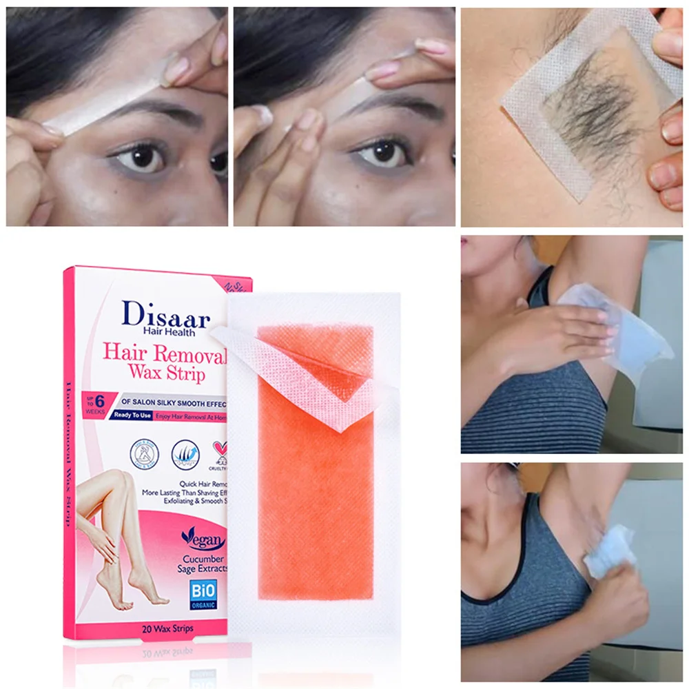 Hair Removal Cream Easy To Use Rapid Hair Removal Gentle Sticker Skin Care 40g Non-woven Fabric Dehairy Wax Paper