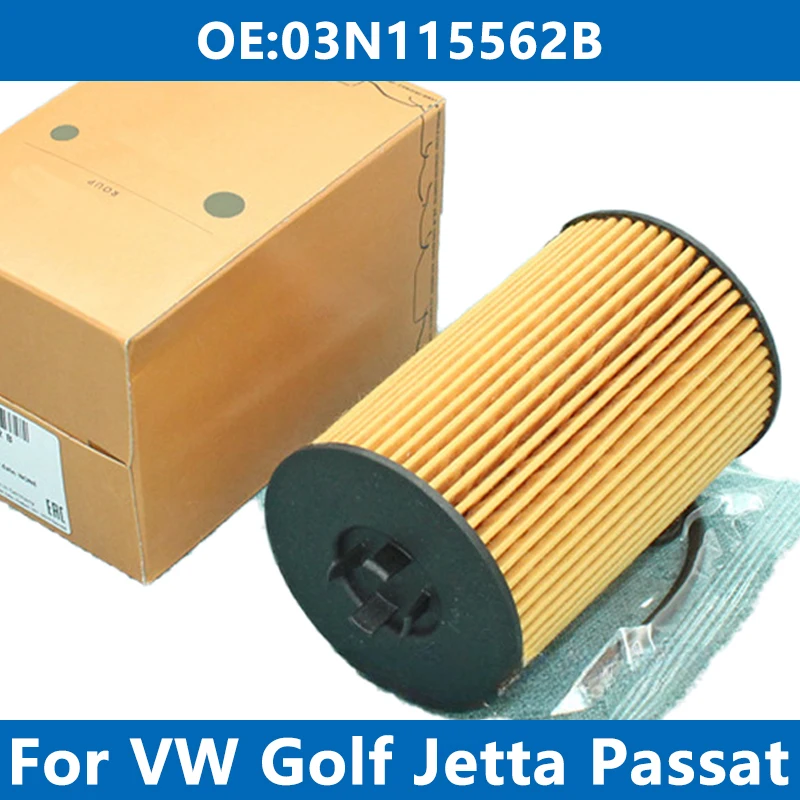 Kit Filtro Olio Per Auto 03 N115562 Per Vw Golf Vii Jetta Iv Passat B8 Tiguan Sharan Caddy Crafter Skoda Octavia Seat 1.6 2.0Tdi Engine
