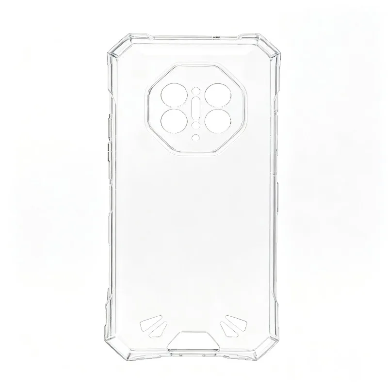 Soft TPU Silicone Black Transparent Phone Case