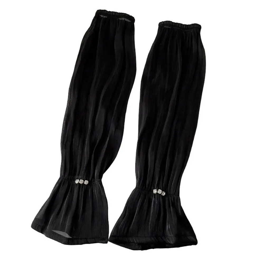

Gloves Loose Arm Warmers Long-sleeved Glove Anti-UV Lace Arm Warmers Ice Silk Sleeves Sunscreen Sleeve Sun Protection Cover