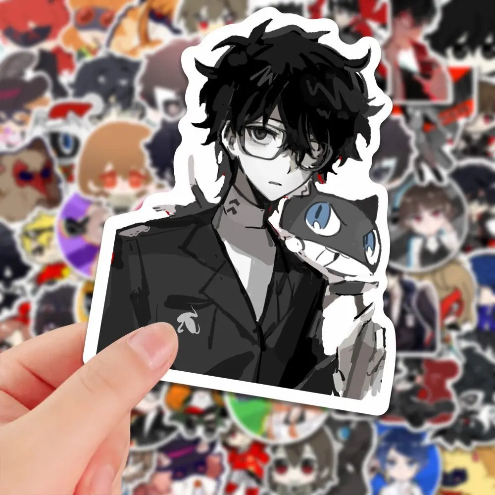 PERSONA5 애니메이션 스티커, 아마미야 렌, 사카모토 류지, 학용품, 학생 문구, 귀여운 노트북, 전화 케이스, DIY 장식