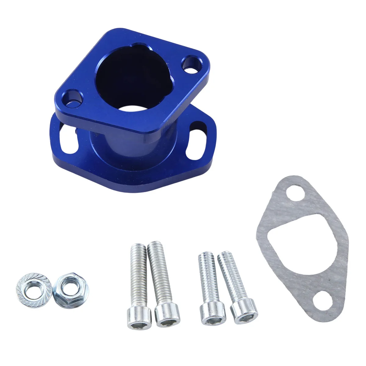 

VM22 Blue Carburetor Connector Port Intake Manifold Carburetor Adapter Auto