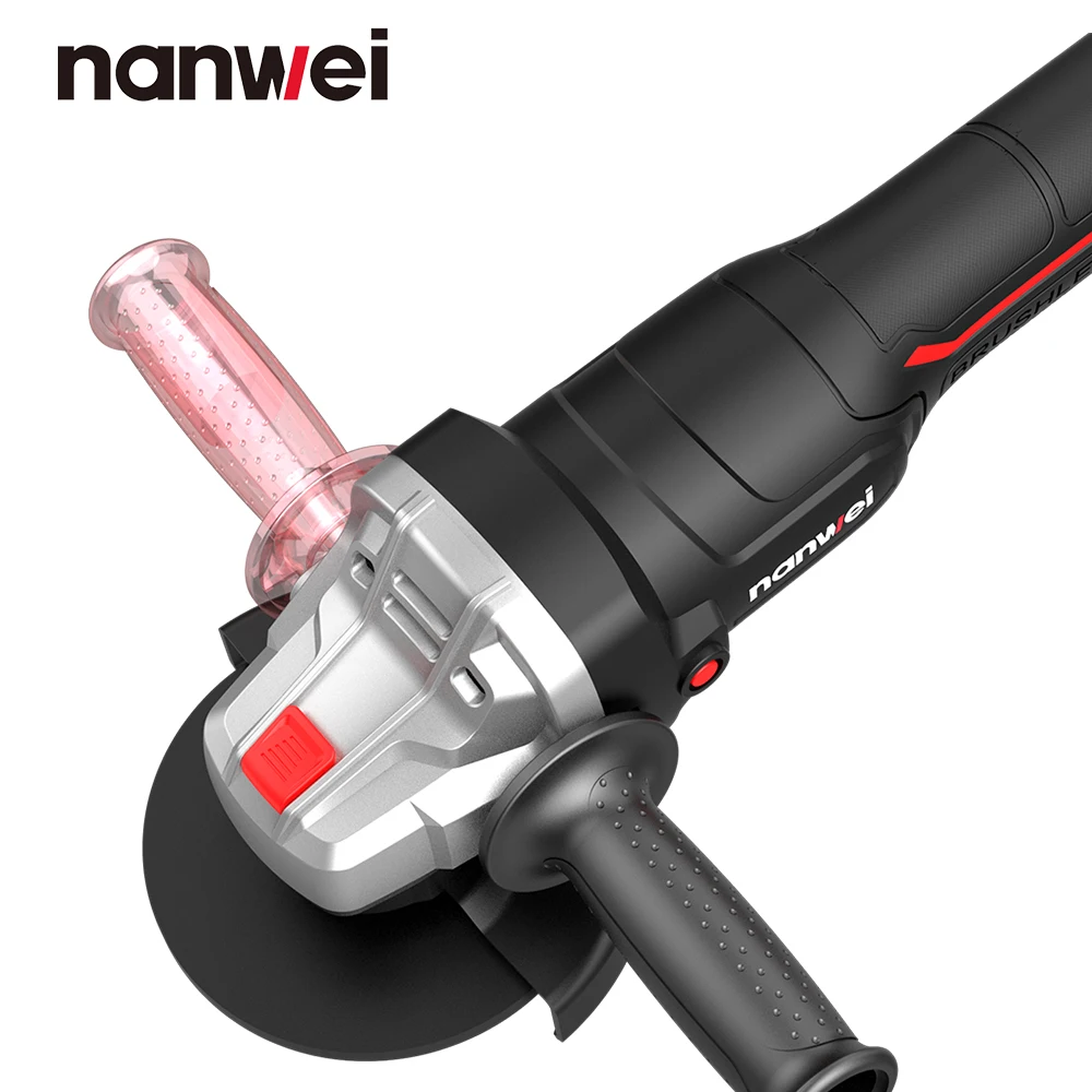 Brushless 21V Li-ion Angle Grinder NANWEI NEW UPGRADE NEW SERIES Rechargeable Polishing Machine Grinding Machine Cutting Machine 3