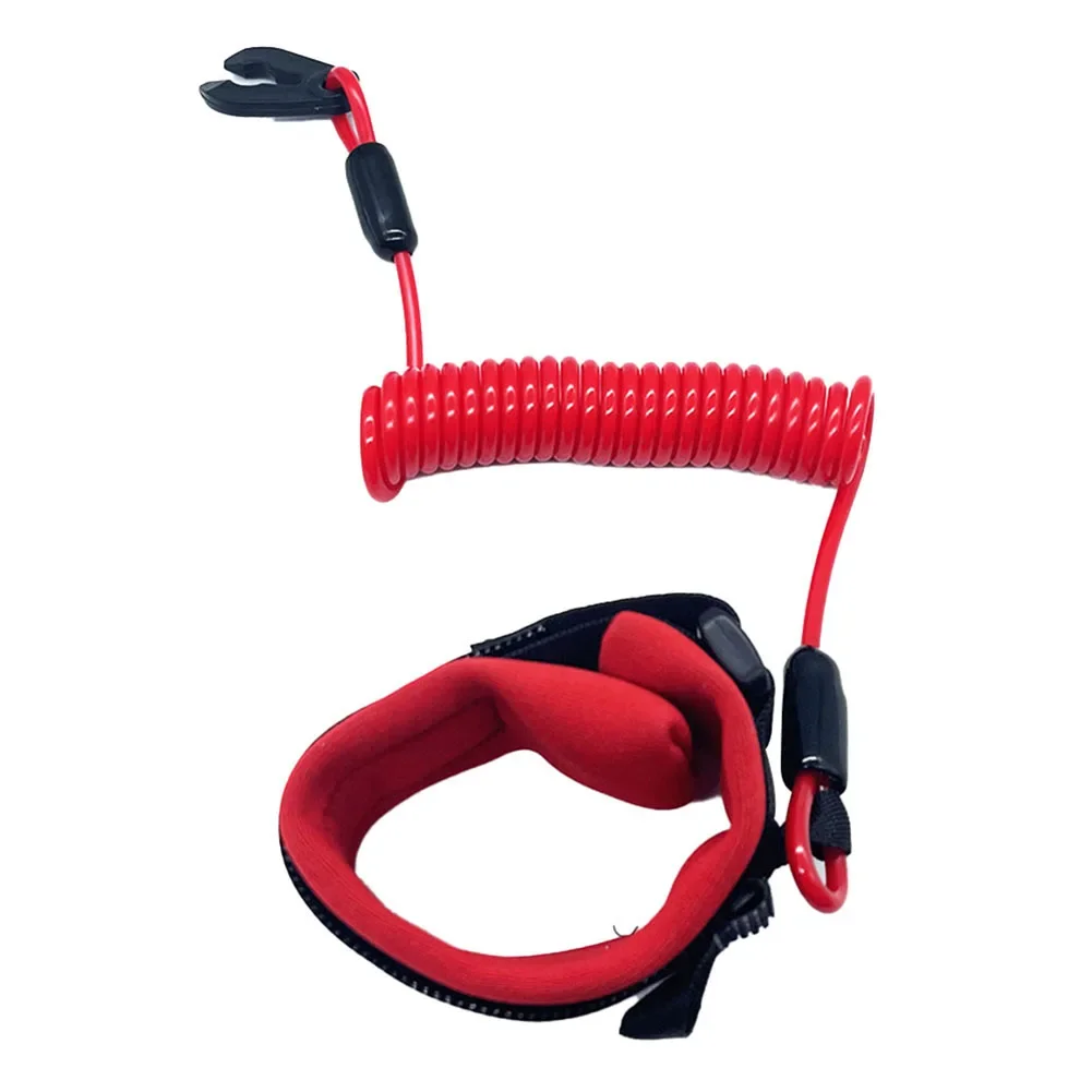 Universal Marine Boat Outboard Engine Motor Lanyard Kill Stop Switch For YAMAHA Jet Ski Key Rope Floating Wrist Lanyard