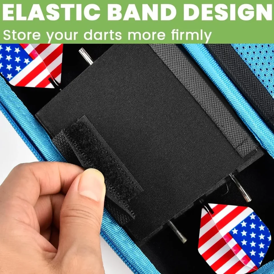 Custodia Per Freccette WIYETY - Borsa Rigida EVA Per 12 Freccette E Accessori, Portatile E Resistente