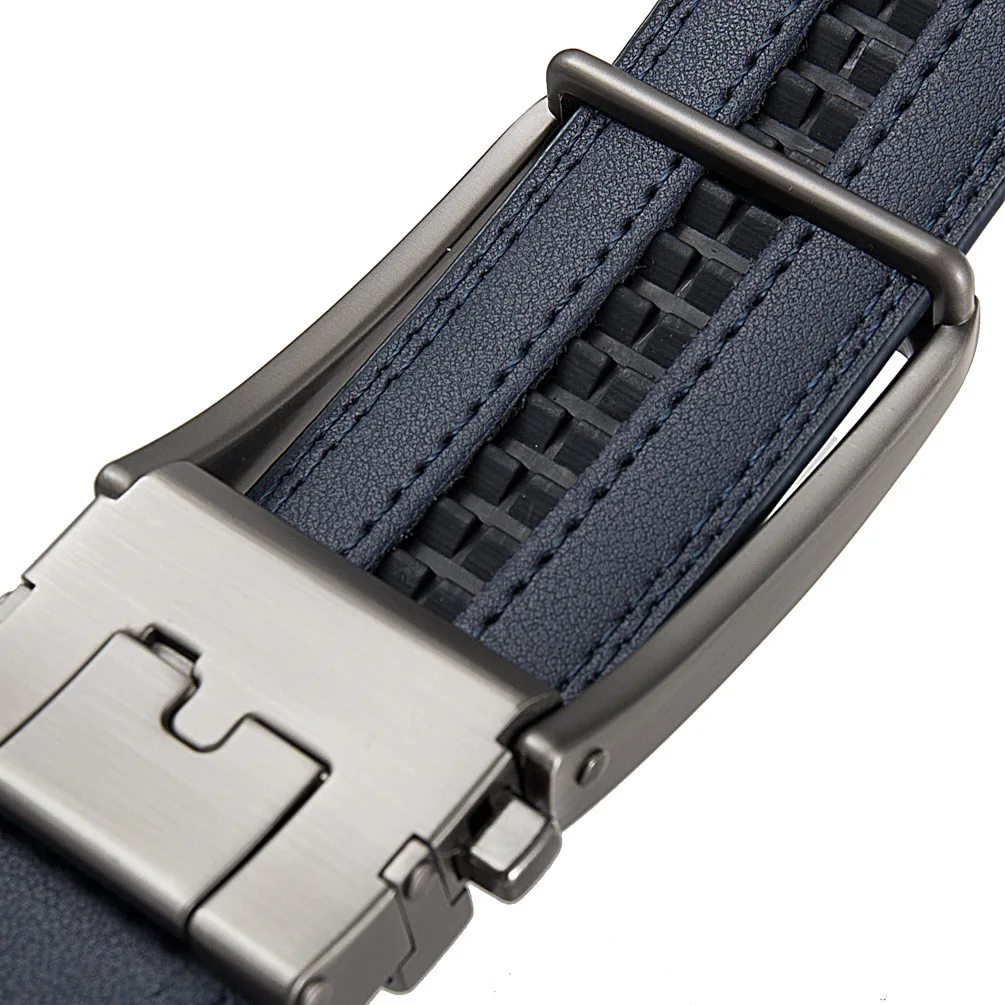 3.5cm Men Belt Fashion Alloy Automatic Buckle Belt Business Affairs Casual Decoration Men's Genuine Leather Belts Luxury leather belt mens belt