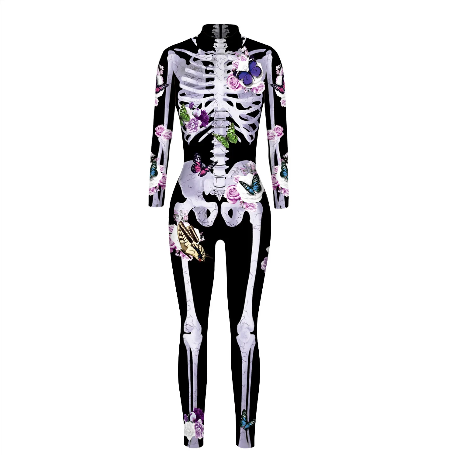 

Women Men Future Robot Machine 3D Printed Punk Jumpsuit Halloween Cosplay Costumes Party Role Playing Dress Up Outfit